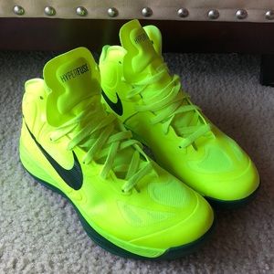 NEW Nike Hyperfuse 2012 Atomic Court Green Black